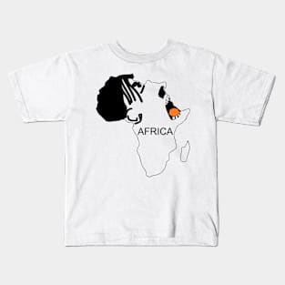 A funny map of Africa Kids T-Shirt